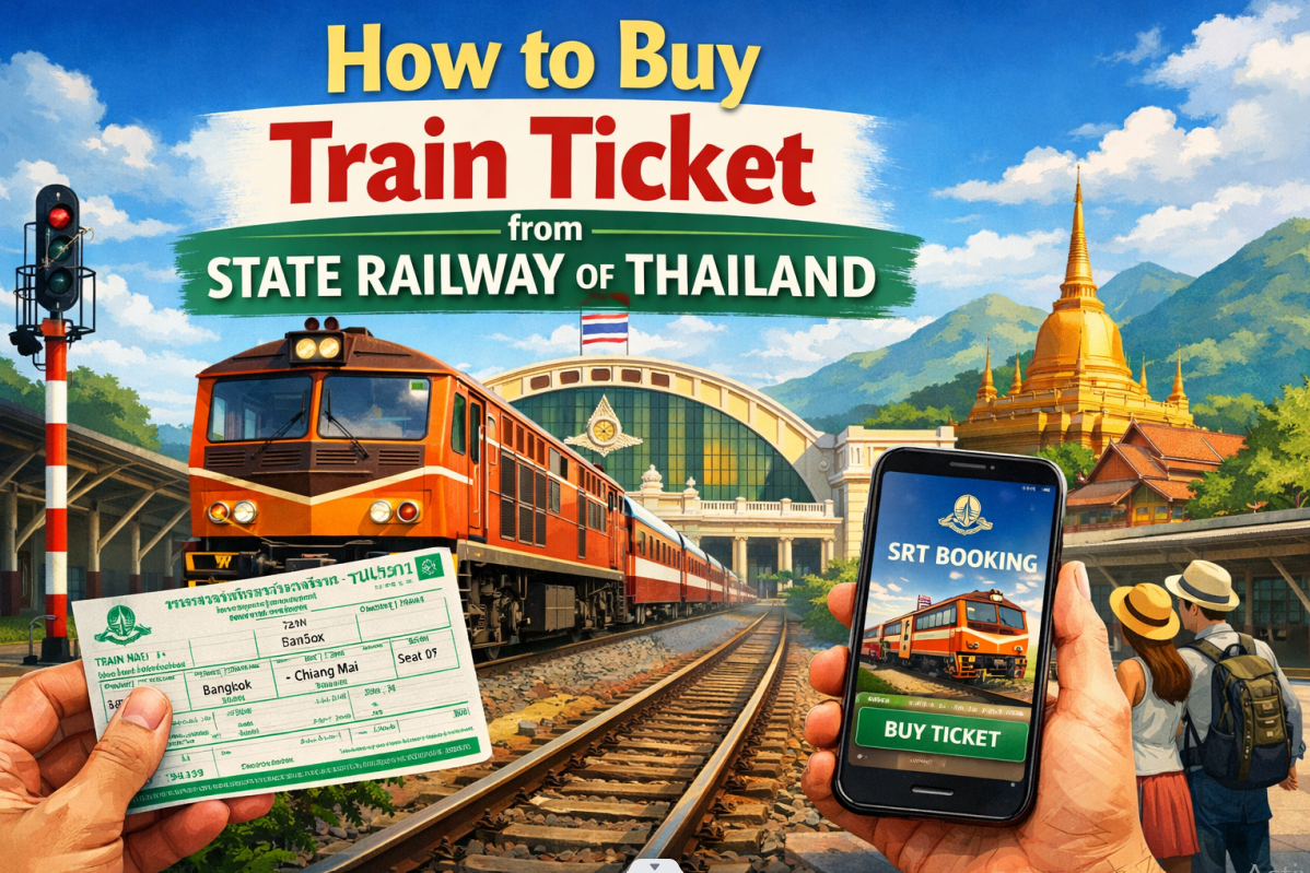 How to buy train ticket from State Railway of Thailand